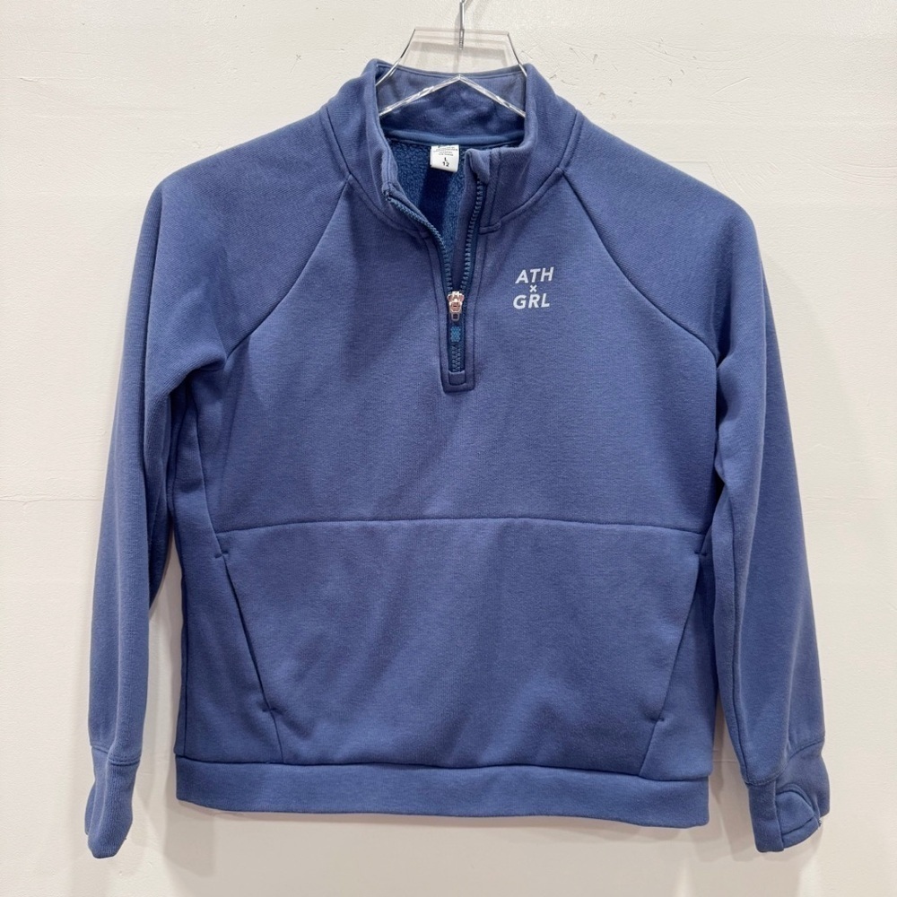 Athleta Girl Quarter Zip Sweatshirt Size Large 12